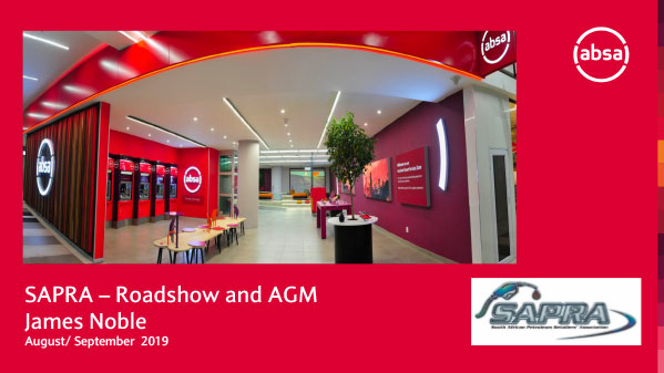 ABSA Fuel Industry Presentation 2019